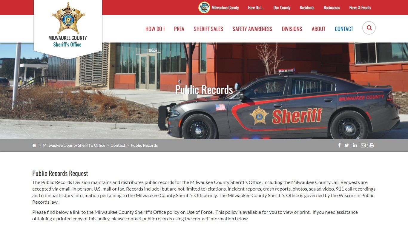 County of Milwaukee | Public Records